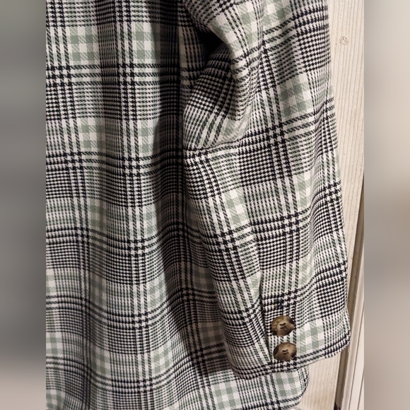 FINAL PRICE Baacal Davis Plaid Blazer 10-12 Black Green Rare Style Spring - Picture 8 of 8